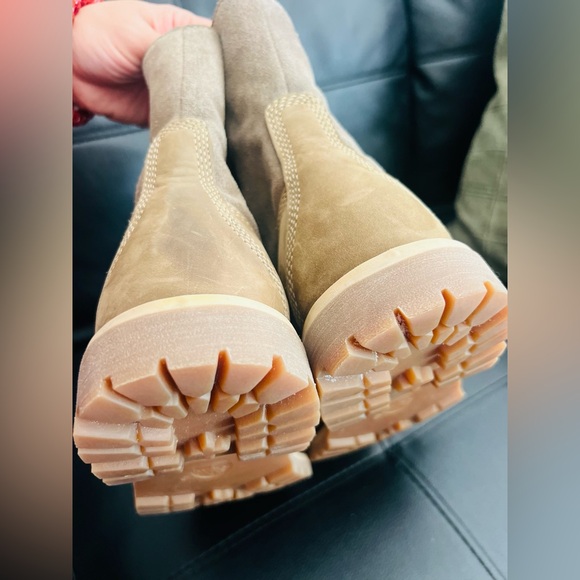 Women's Timberland Authentics Waterproof Roll-Top Boot size 9 brown - Picture 14 of 15